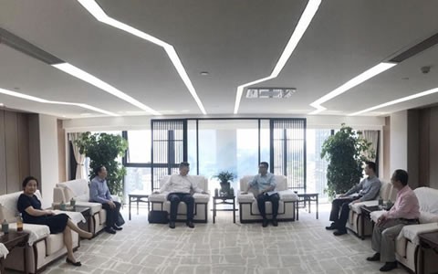 杭州市“三会”常务副会长兼秘书长李强煜一行走访银河集团9873com